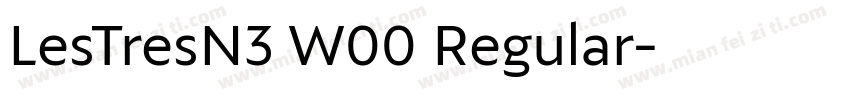 LesTresN3 W00 Regular字体转换